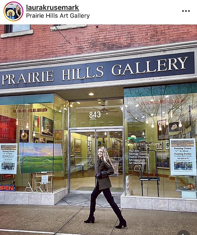 Prairie Hills Art Gallery, inside the gallery, featuring Spring Queen, Pleiadian Queen, Lawrence, KS, January 28, 2024 - October 31, 2025
